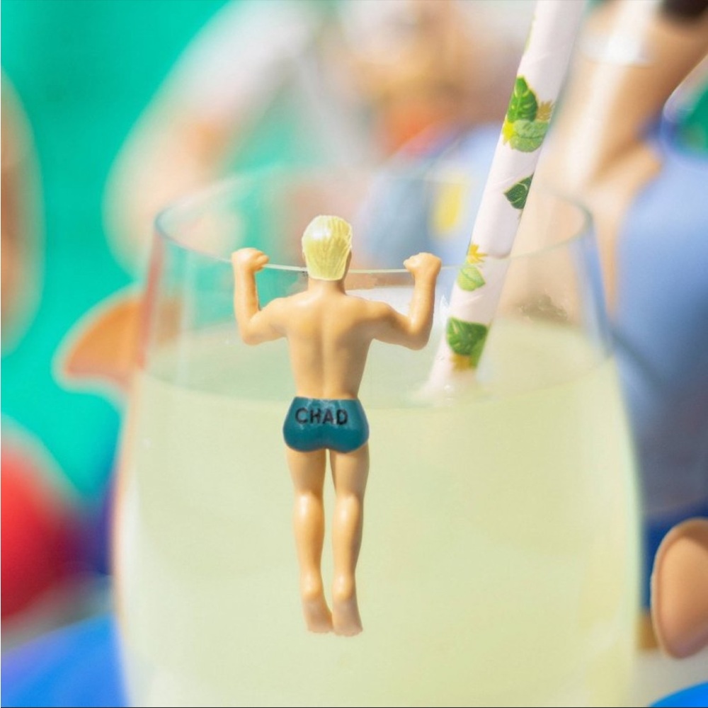 Hunky Drinking Buddies Drink Markers Set of 6 - Picture 5 of 7